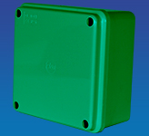IP56 Enclosure Green 100 x 100 x 50mm