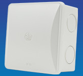 IP 44 Junction Box with KO 80 x 80 x 40mm
